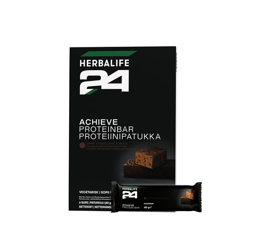 Herbalife24® Achieve Protein Bar Dark Chocolate (6 bars)