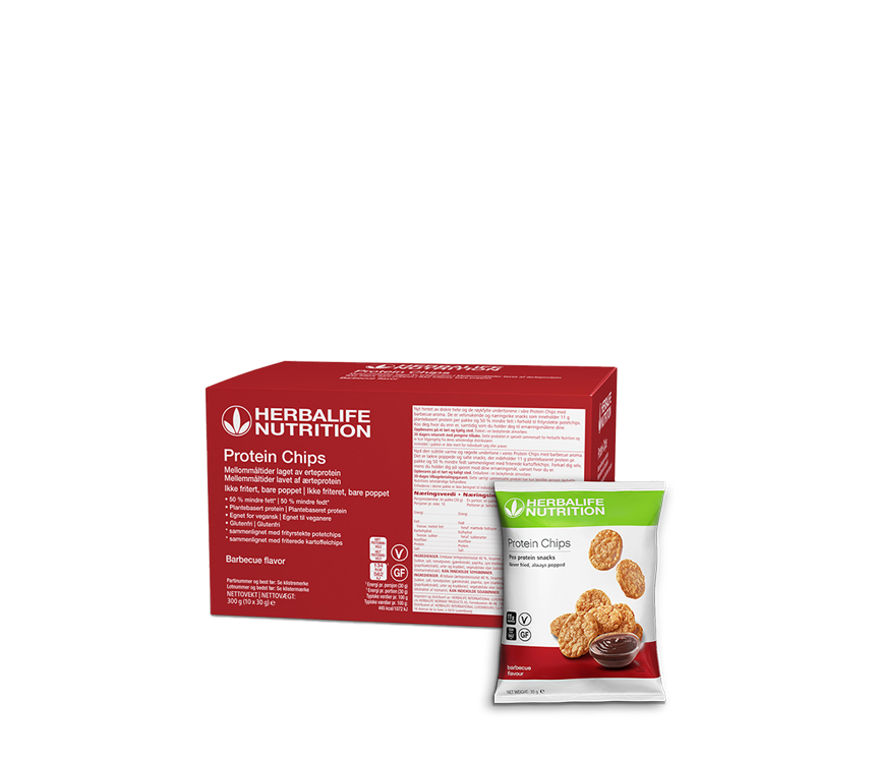 Barbecue Protein Chips (10 påsar)
